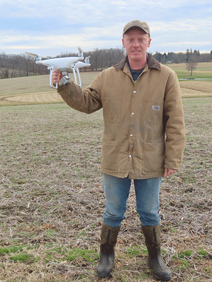 Sustainability, drones and no-till farming