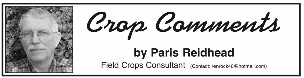 Crop Comments: Shriveling Slugs and Salt Indices